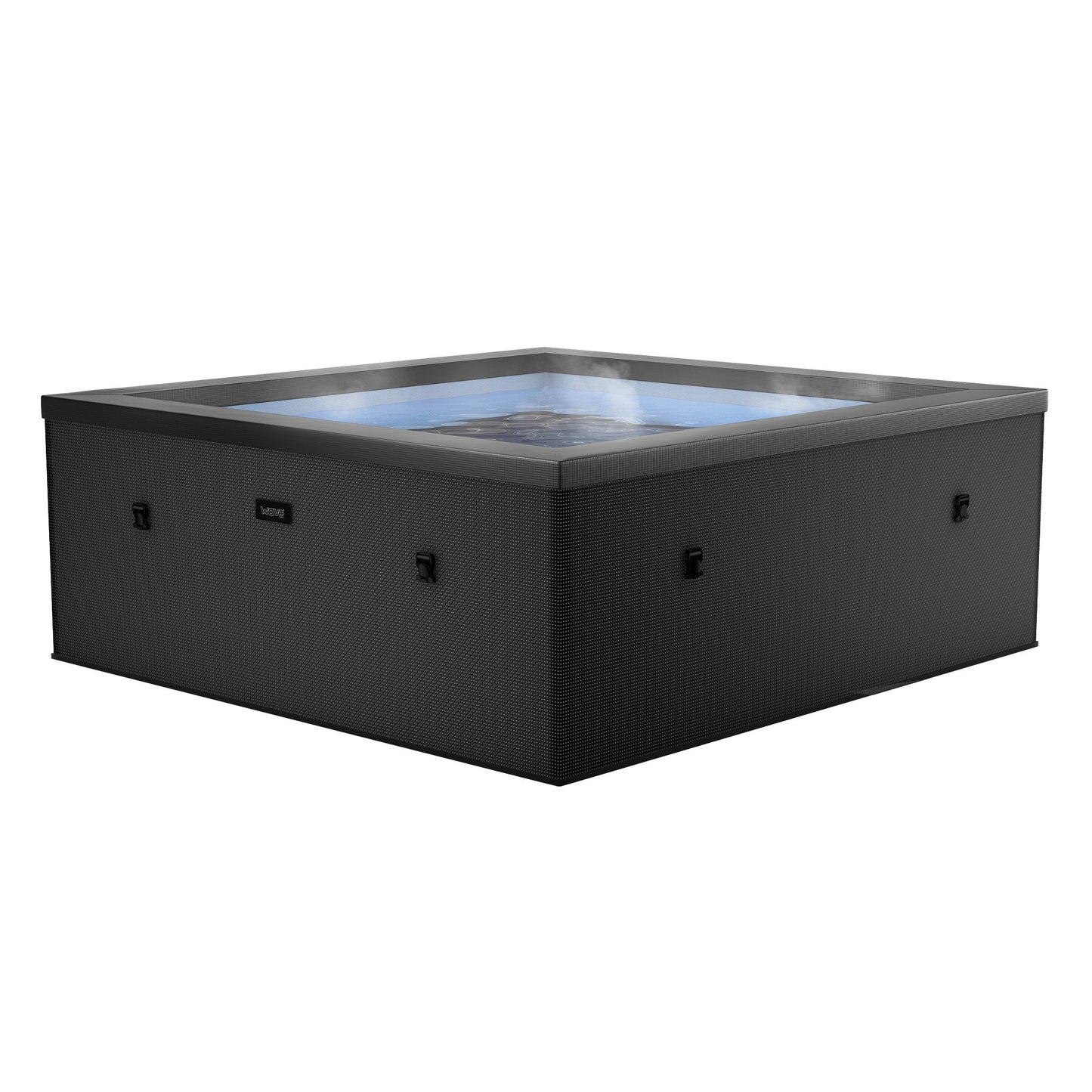 Spa gonflable éco-mousse Wave Garda 4/6 personnes carré avec chauffage intégré