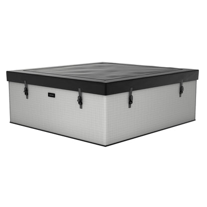 Spa gonflable éco-mousse Wave Garda 4/6 personnes carré avec chauffage intégré