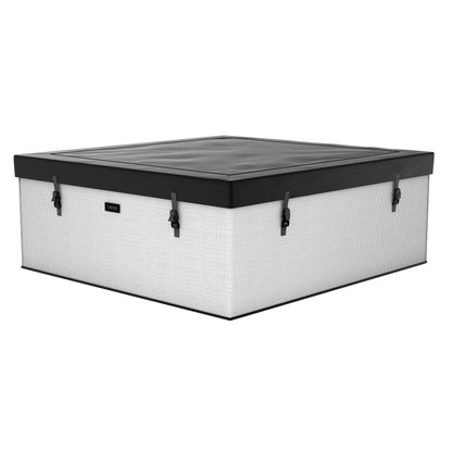 Spa gonflable éco-mousse Wave Garda 4/6 personnes carré avec chauffage intégré
