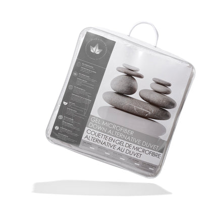 Couette microfibre duvet d'oie synthétique