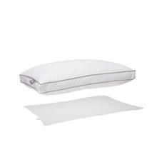 Oreiller en microfibre gel, garnissage alternatif au duvet