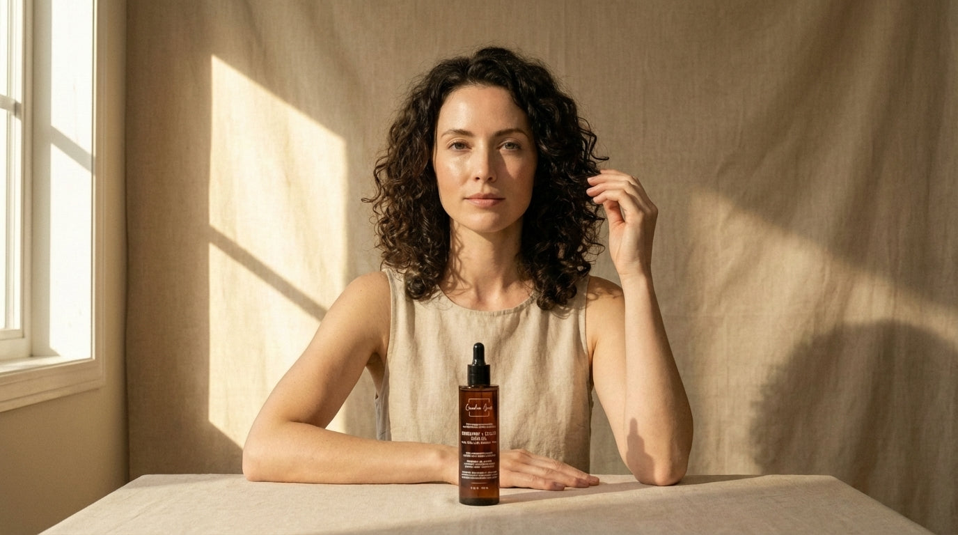 Huile capillaire canadienne Grace Rosemary + ricin – L'ultime relance des racines pour l'activation du cuir chevelu et le soutien de la croissance