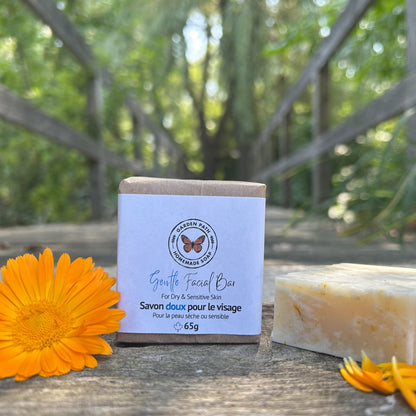 Savon Barre Visage - Doux | Peaux Sèches, Sensibles | Ingrédients 100% Naturels
