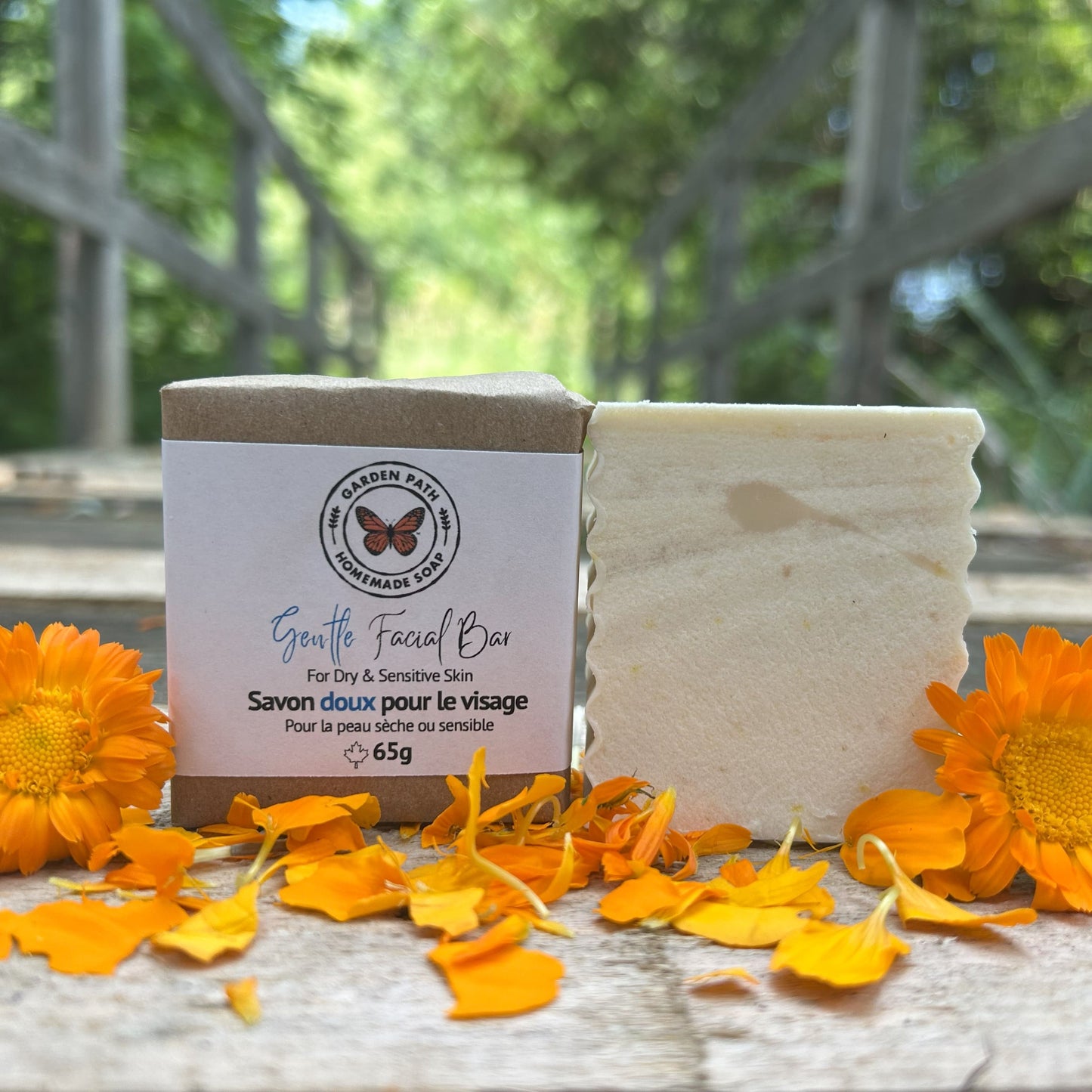Savon Barre Visage - Doux | Peaux Sèches, Sensibles | Ingrédients 100% Naturels