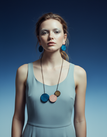 Tri Tone Statement Jewelry Set