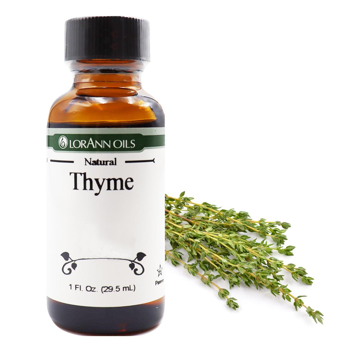 Thyme Oil Flavoring - Food Grade Essential Oils - Aromatherapy - 1 oz., 16 oz. - Ships Free Within Canada on Orders Above CAD $199