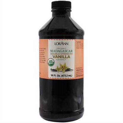Organic 2-Fold Madagascar Vanilla Bean Extract - 4 oz. - 16 oz. - One Gallon - Ships Free Within Canada on Orders Above CAD $199