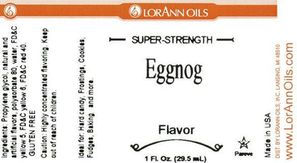 Eggnog Flavoring - Super Strength Flavor 1 oz., 16 oz., 1 Gallon, 5 Gallons - Ships Free Within Canada on Orders Above CAD $199