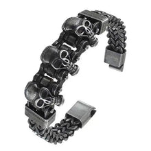 Bracelet GoSteel 3 Crânes