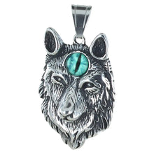 Pendentif GoSteel Loup-garou Œil Maléfique pour Homme