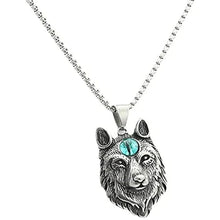 Pendentif GoSteel Loup-garou Œil Maléfique pour Homme
