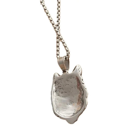Pendentif GoSteel Loup-garou Œil Maléfique pour Homme