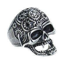 Bague Tête de Mort Gearhead GoSteel pour Homme