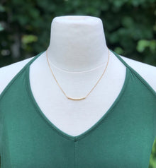 Collier en or avec code Morse
