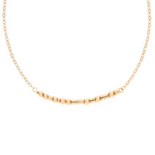 Collier en or avec code Morse