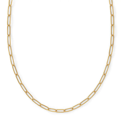 Gold Paperclip Chain