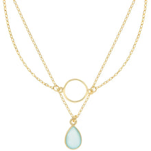 Golden Chalcedony Layered Necklaces