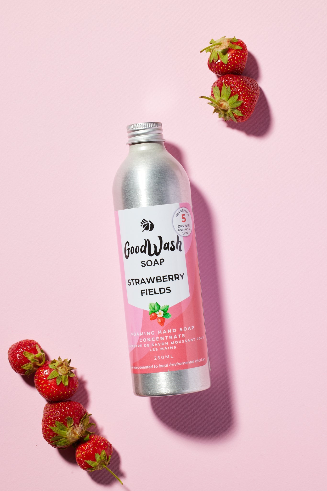 Strawberry Fields Foaming Hand Soap Refill Concentrate
