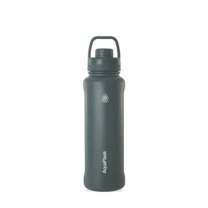 Bouteille d'eau en acier inoxydable AquaFlask 1080 ml (40 oz) avec bouchon sport – Chaud et froid, anti-fuite, sans BPA