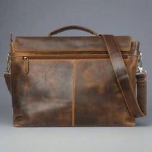 Sacoche pour ordinateur portable en cuir Greenwood