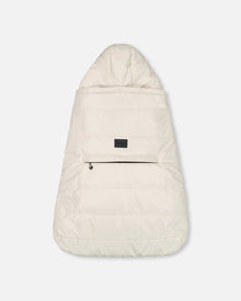 3-In-1 Multifunction Cover For Car Seat, Stroller, And Baby Carrier In Off-White