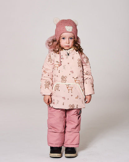 Ensemble de neige deux pièces pour bébé, rose poudré
