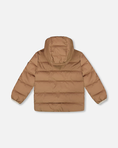 Manteau bouffant d'hiver compressible conçu pour les sièges auto Chanterelle
