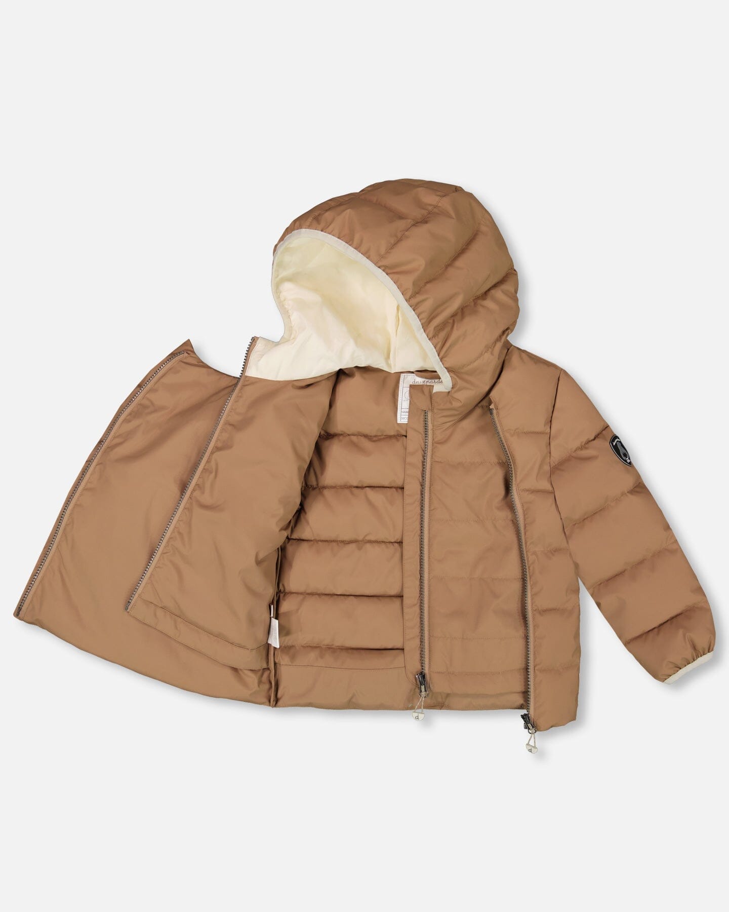 Manteau bouffant d'hiver compressible conçu pour les sièges auto Chanterelle