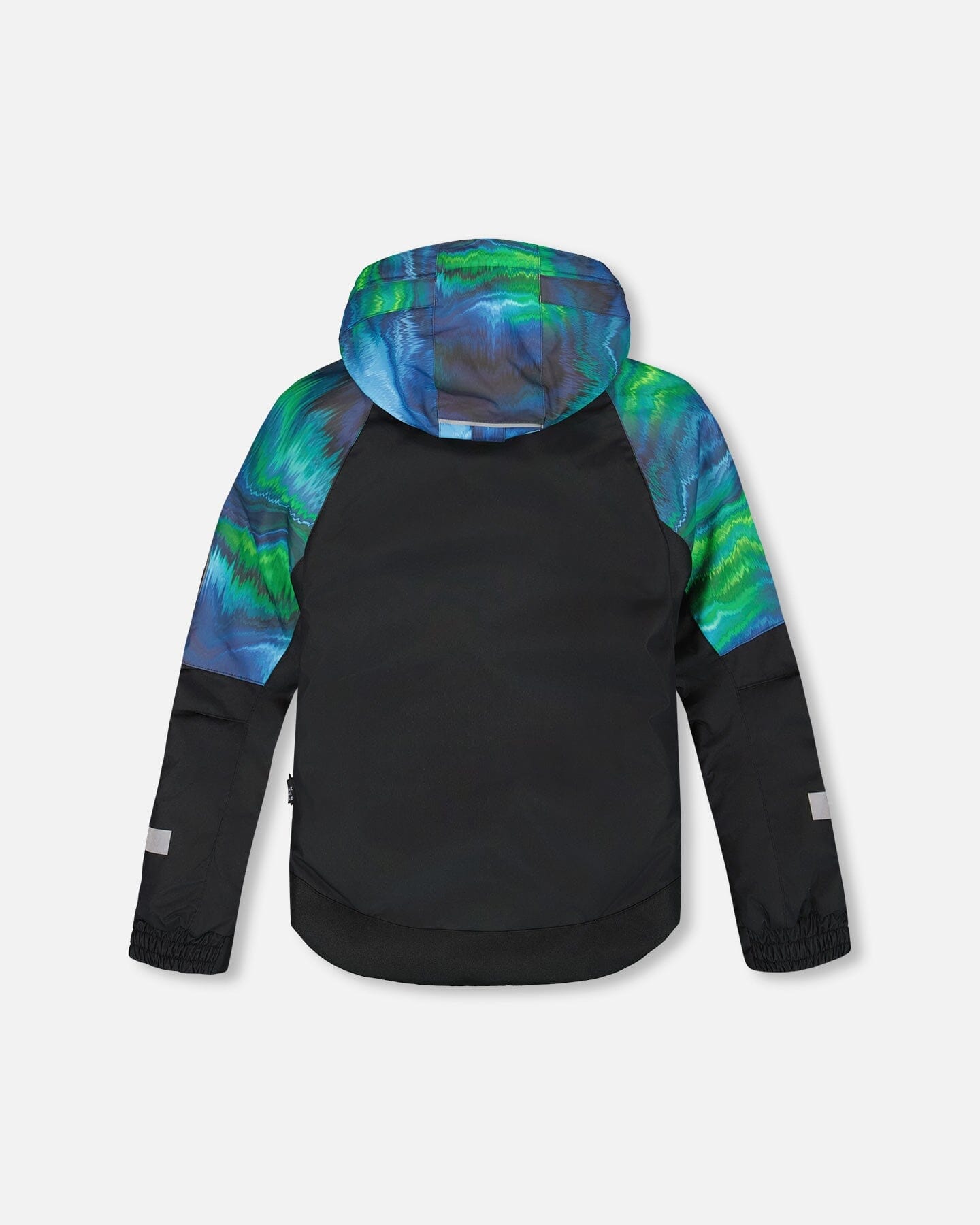 Ensemble de ski deux pièces avec veste color block verte