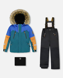 Combinaison de ski deux pièces noire