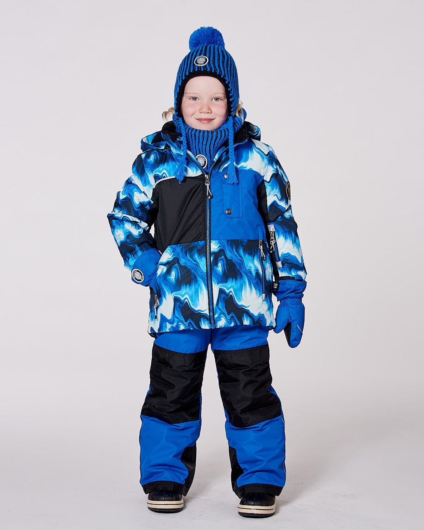 Ensemble de ski deux pièces bleu