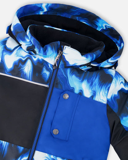 Ensemble de ski deux pièces bleu