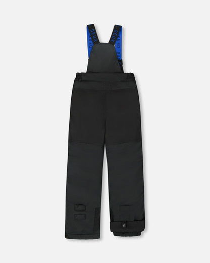 Ensemble de neige deux pièces avec veste contrastée noire