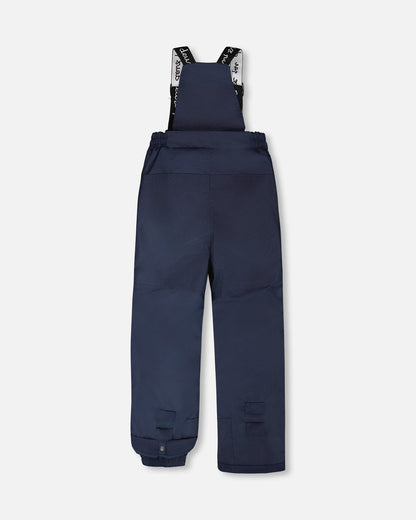 Two-Piece Play Snowsuit With Printed Jacket Navy Blue