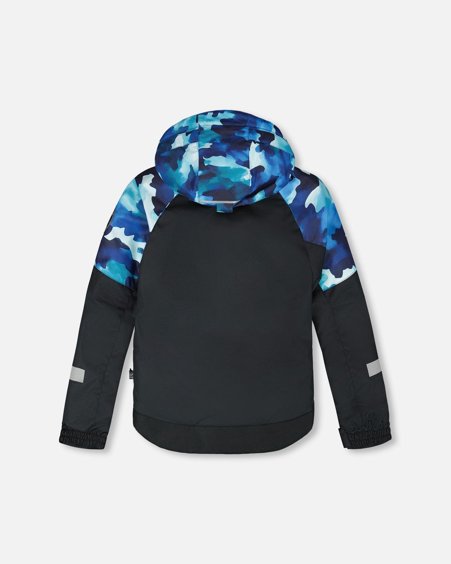 Combinaison de ski deux pièces bleu sarcelle camouflage
