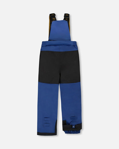 Ensemble de neige deux pièces avec veste imprimée dinosaures bleu marine