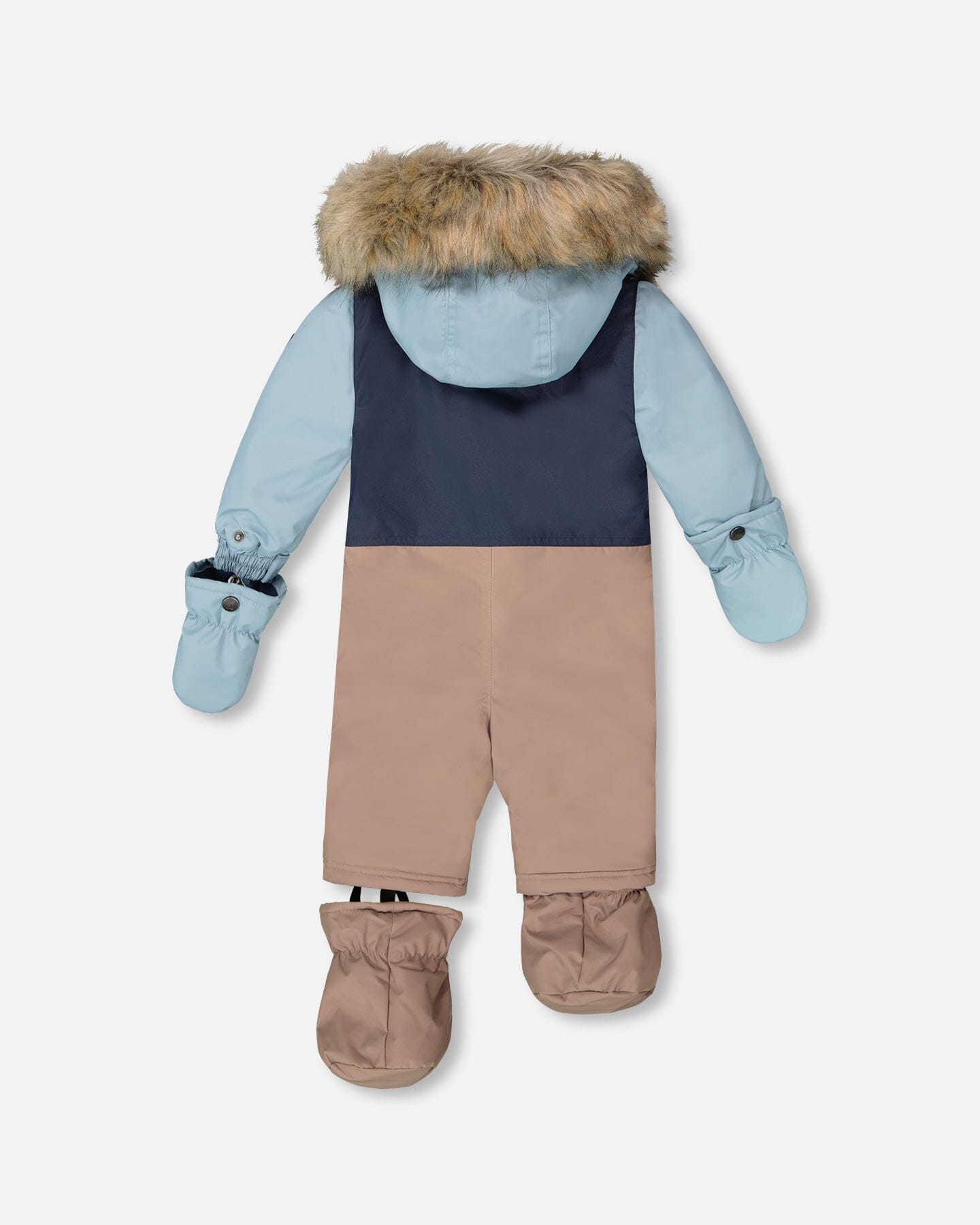 Combinaison de Neige Bébé Une Pièce Conçue Pour Siège Auto Taupe