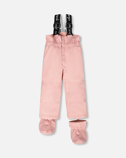 Ensemble de neige deux pièces bébé rose poudré