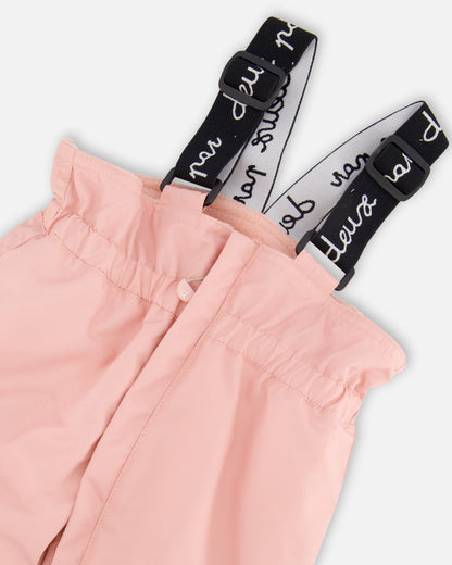 Ensemble de neige deux pièces bébé rose poudré