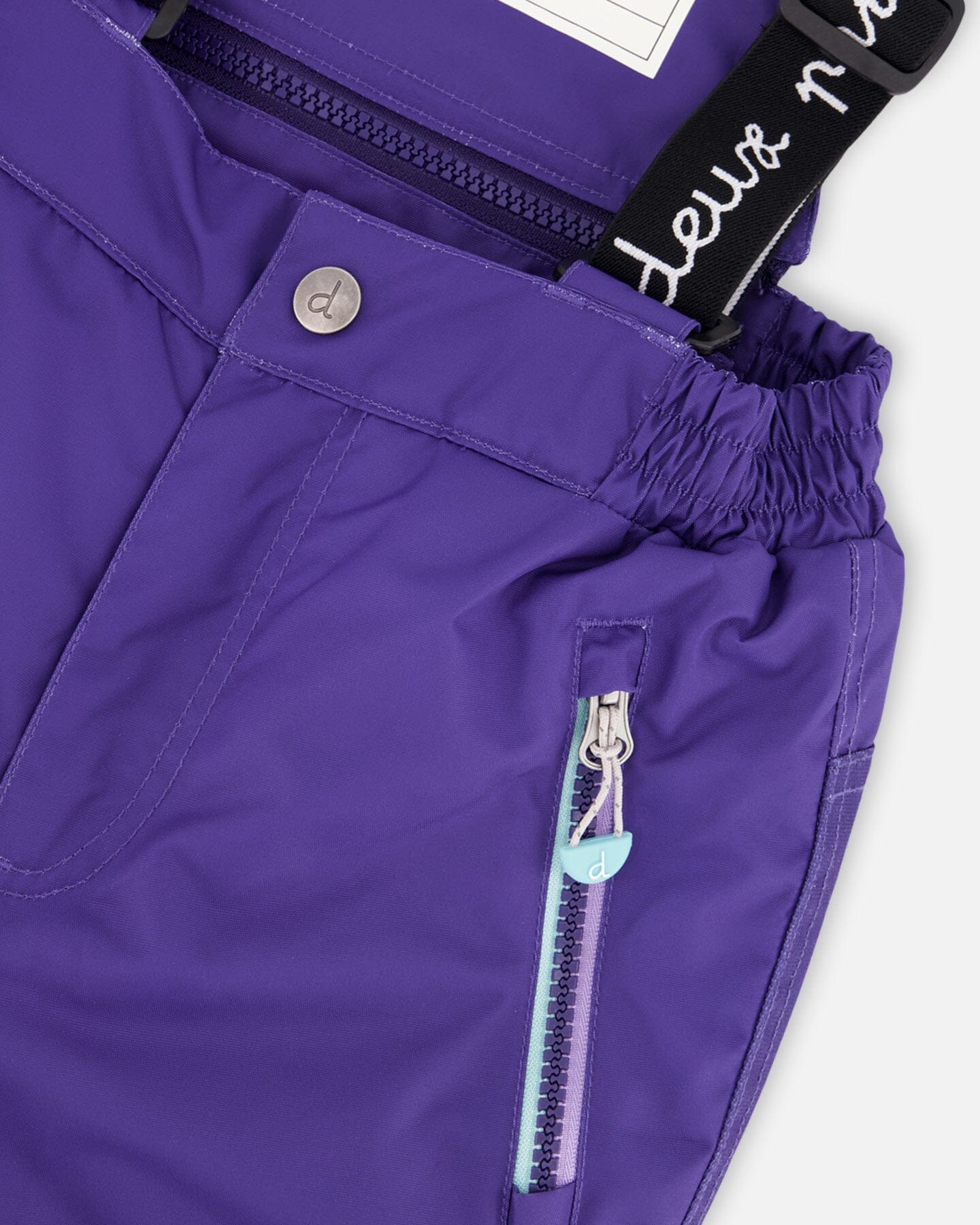 Combinaison de ski deux pièces violet foncé