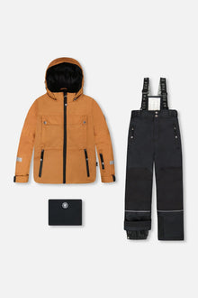 Two-Piece Teknik Snowsuit Brown And Black