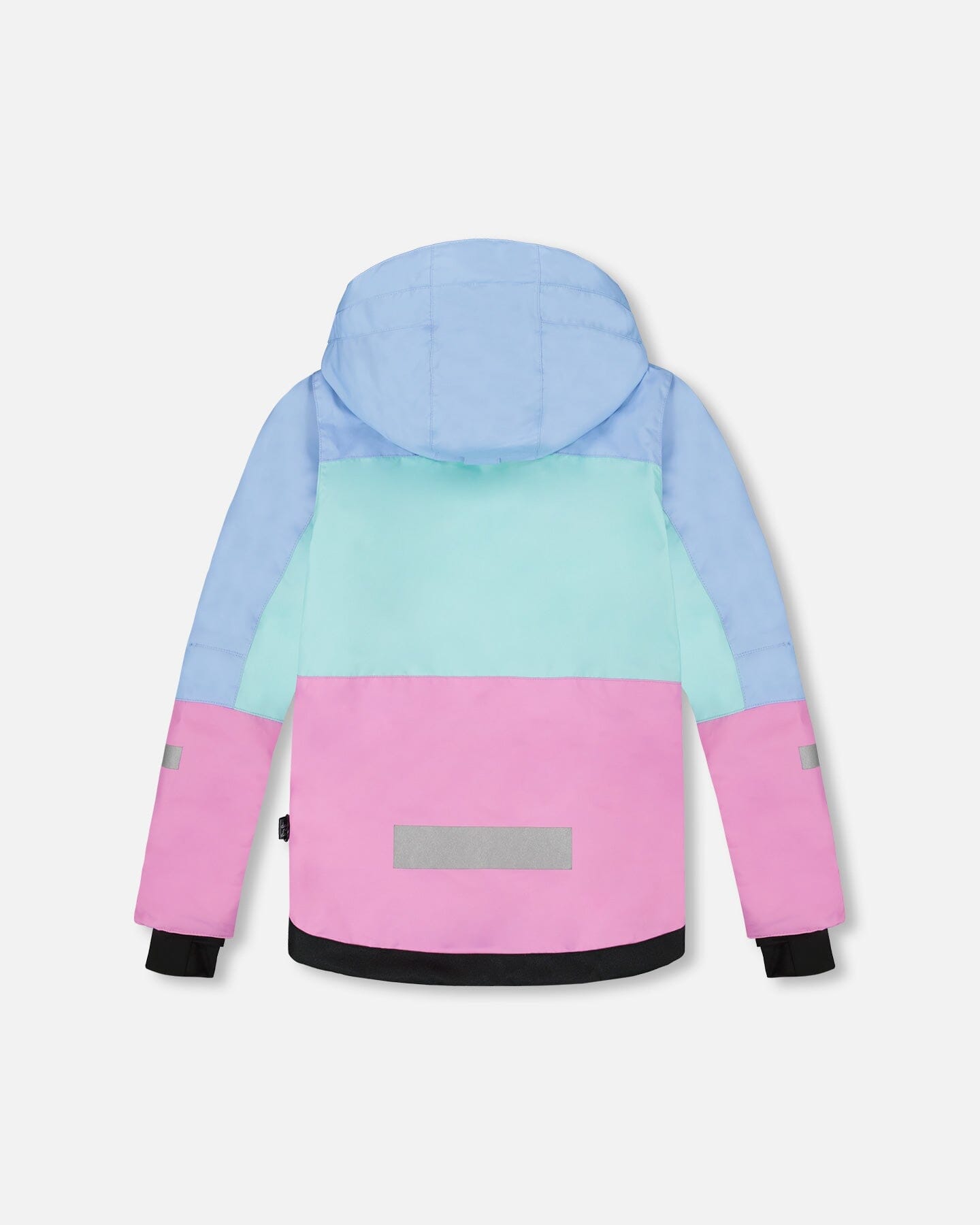 Combinaison de neige Teknik deux pièces avec veste color block et pantalon uni Noir