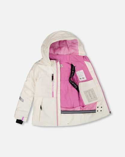 Combinaison de ski deux pièces Teknik blanc cassé