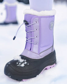 Bottes d'hiver lavande avec chausson amovible