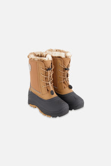 Bottes d'hiver Brun Sucré avec Doublure Amovible