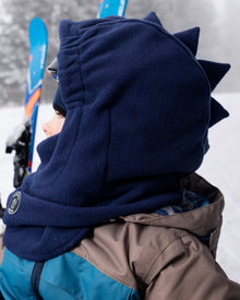 Cagoule en polaire pour casque de ski, bleu marine