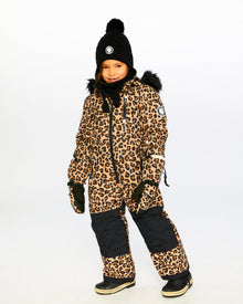Mitaines d'hiver Teknik Léopard Beige