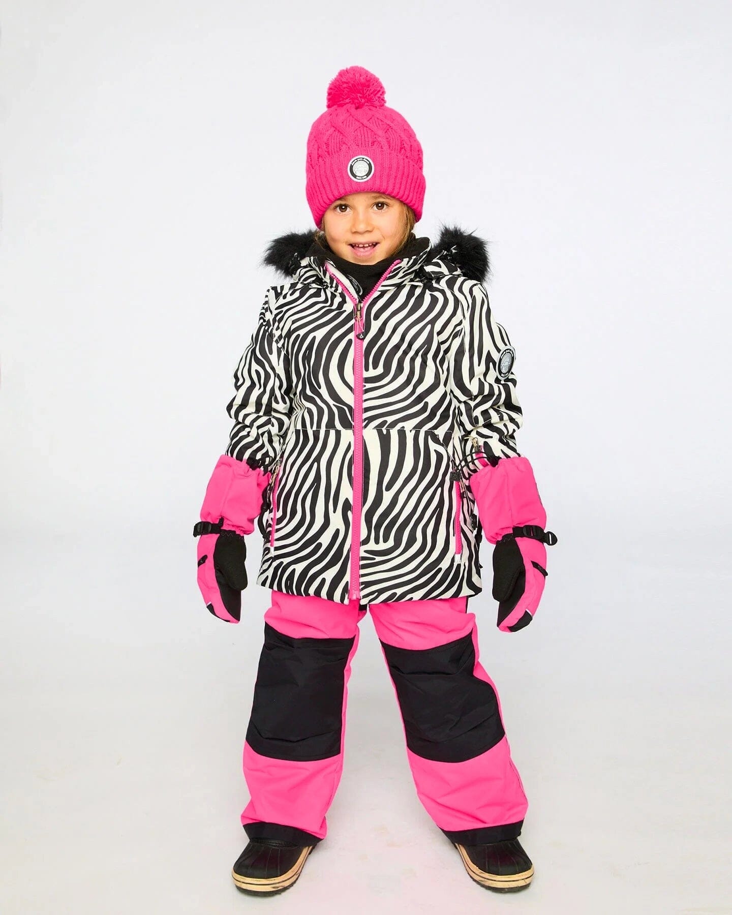 Moufle d'hiver Teknik Fuchsia