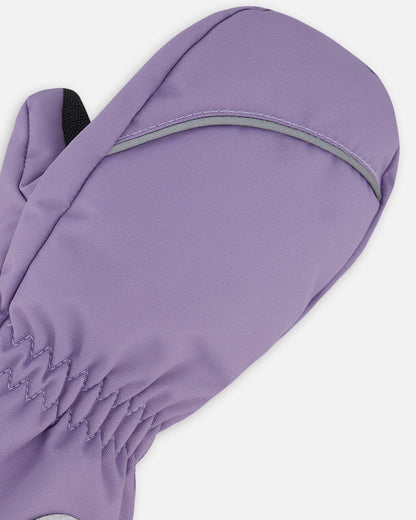 Mouffles d'hiver Jouer Violet Gris