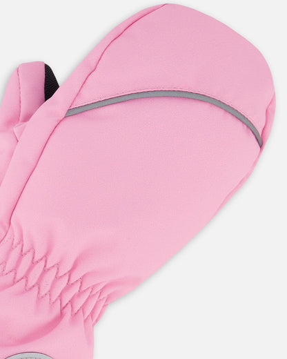 Mouffles d'hiver rose bonbon